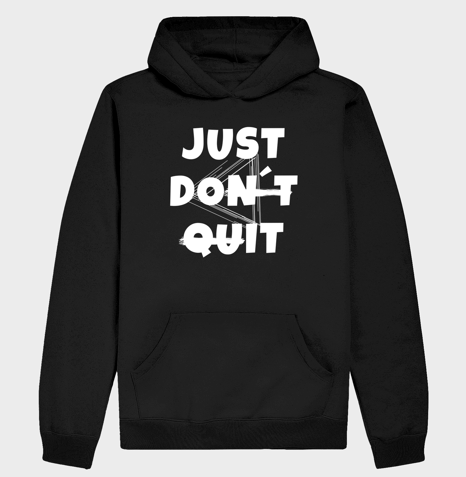 Estampa "Just Don’t Quit – Não Desista"