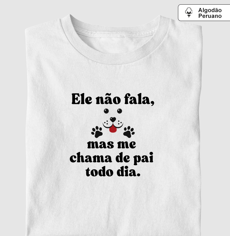 Frases: Ele não fala...