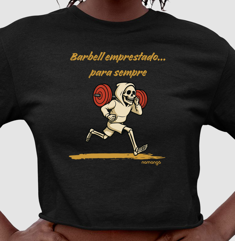 Cropped Cross Barbell Emprestado  – Na Manga
