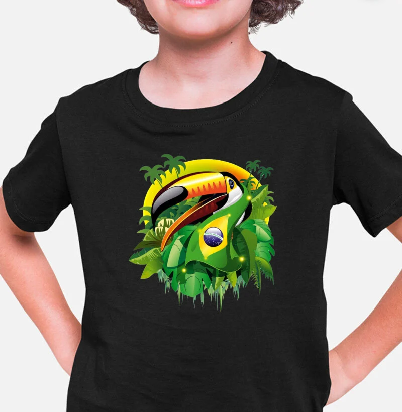 Camiseta Infantil - Meu Brasil 