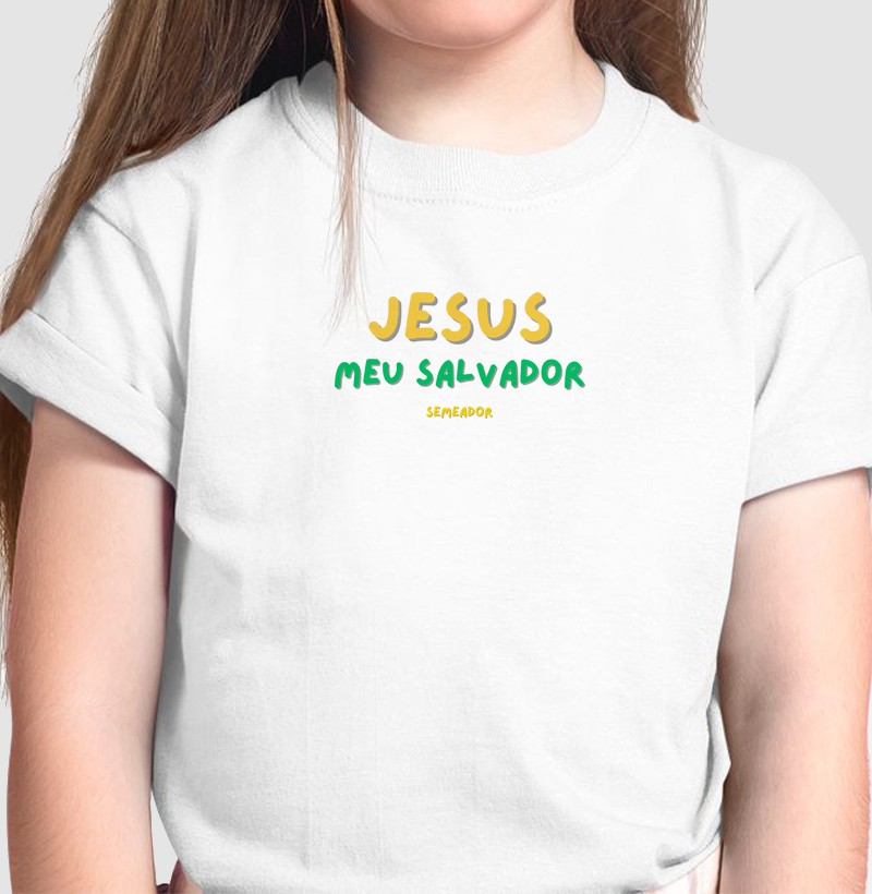 Camiseta Infantil Meu Salvador