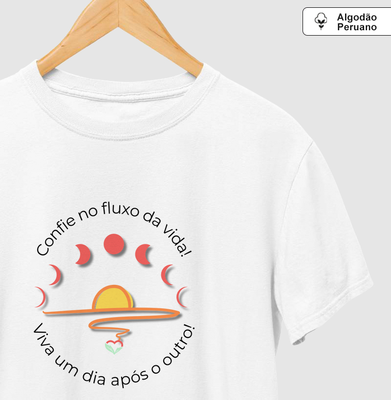 Confie no fluxo da vida - Malha Peruana 
