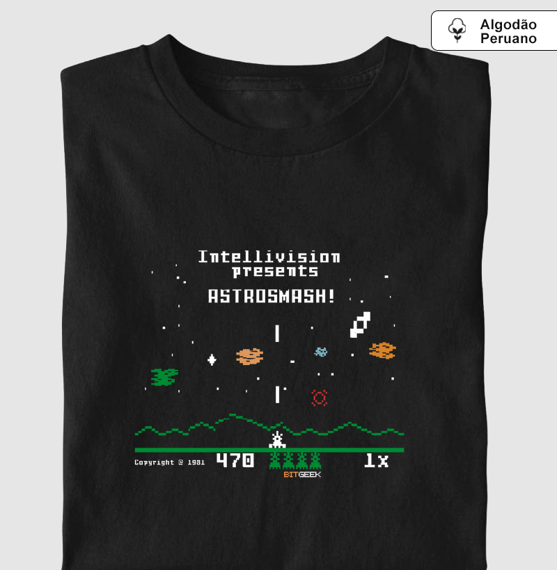 Camiseta Algodão Peruano Astrosmash