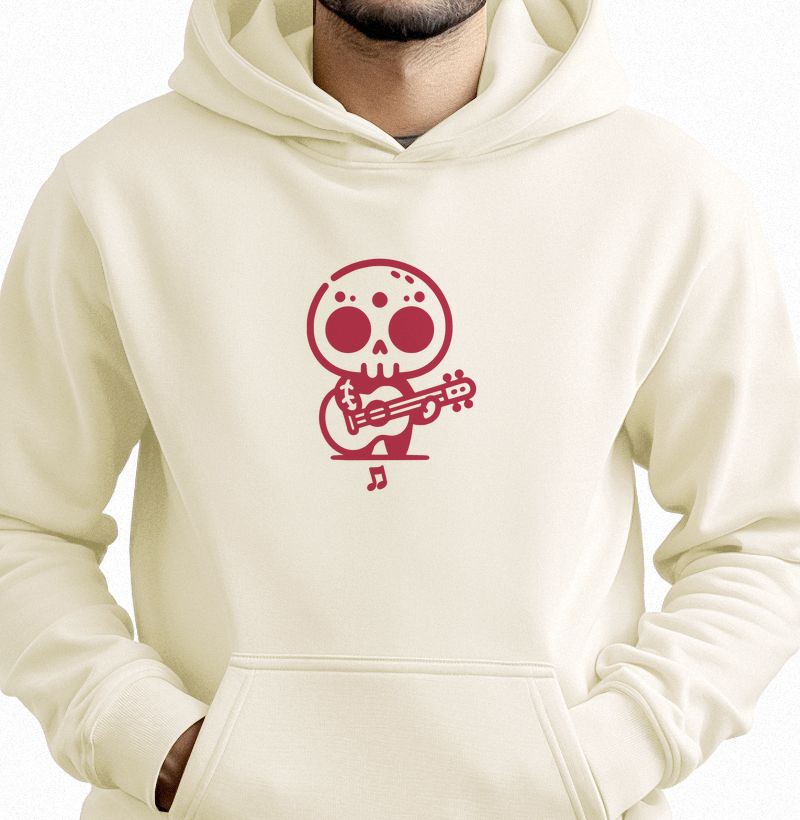 Caveira Mariachi: Moletom com Bolso - Estilo e Música para Seu Look