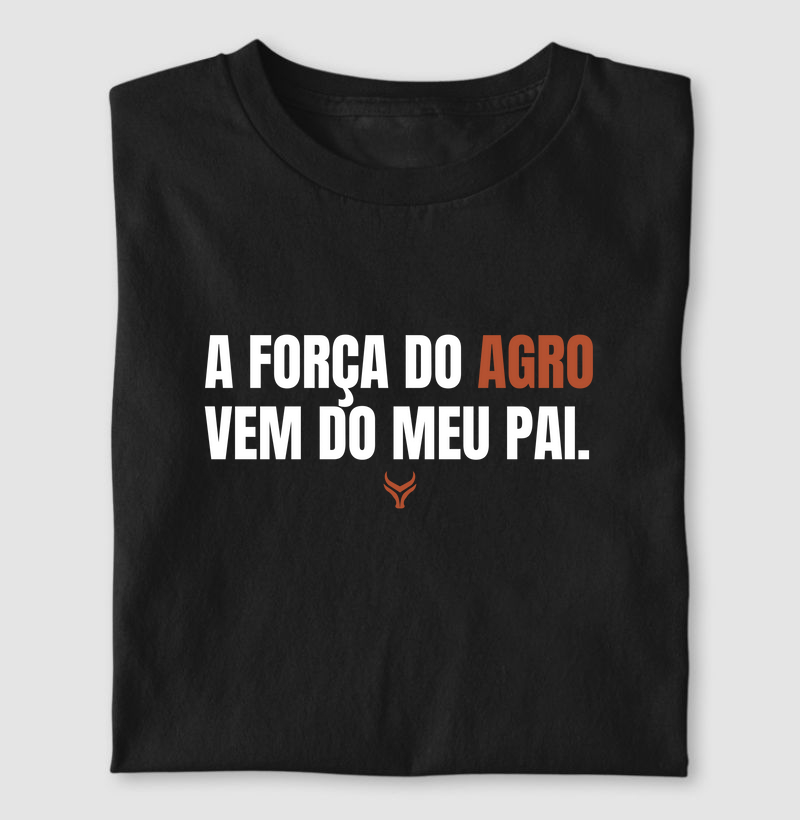 A força do agro vem do meu pai