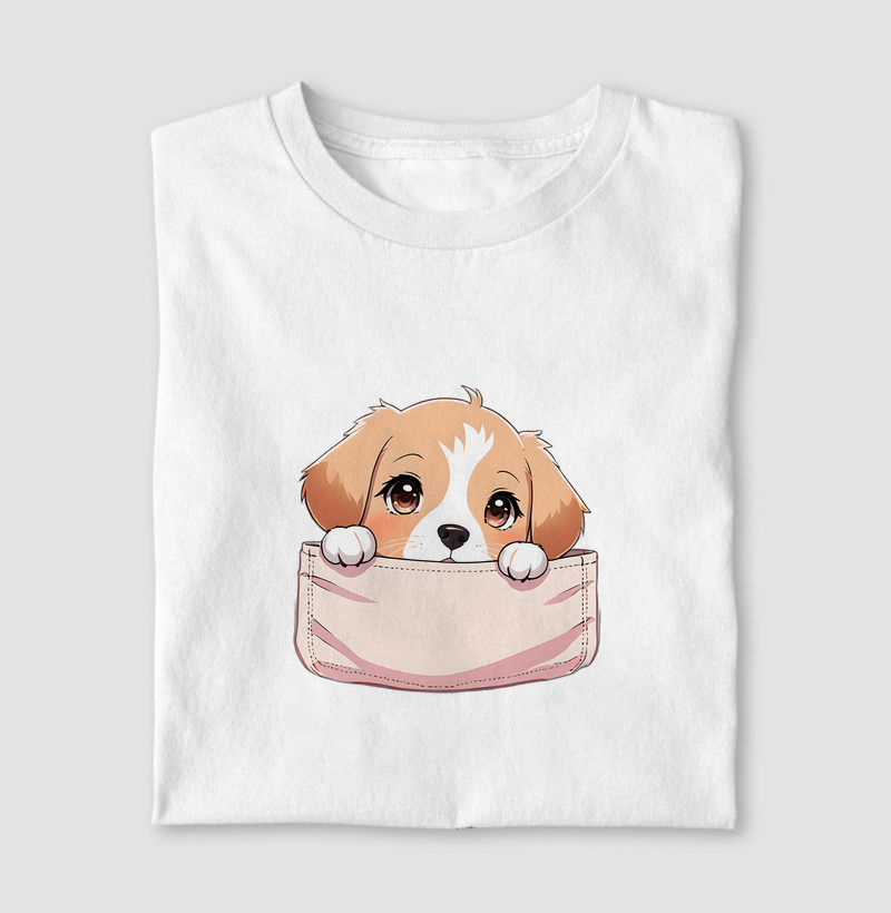 Camiseta Cachorrinho Curioso