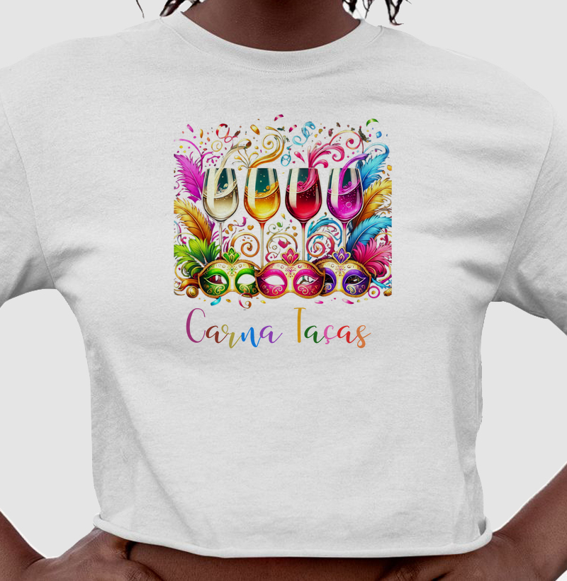 Camiseta Cropped Carna Taças