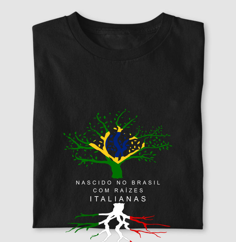Camiseta raízes italianas