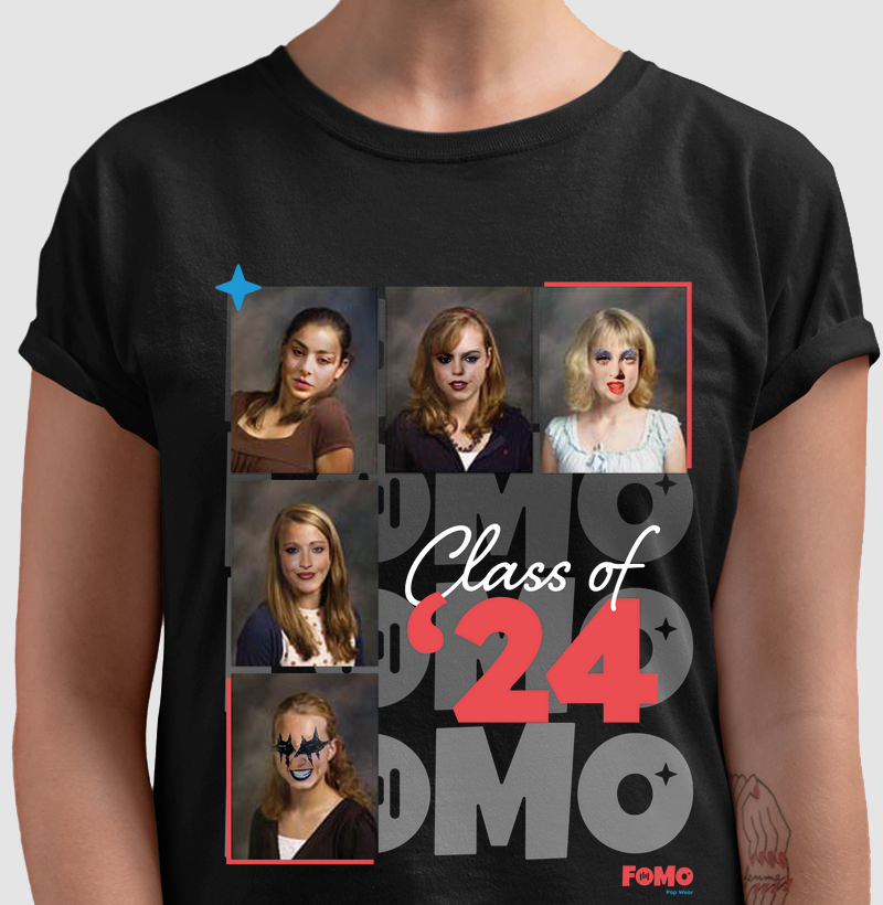 Class of '24 - Preta/Verde/Rosa