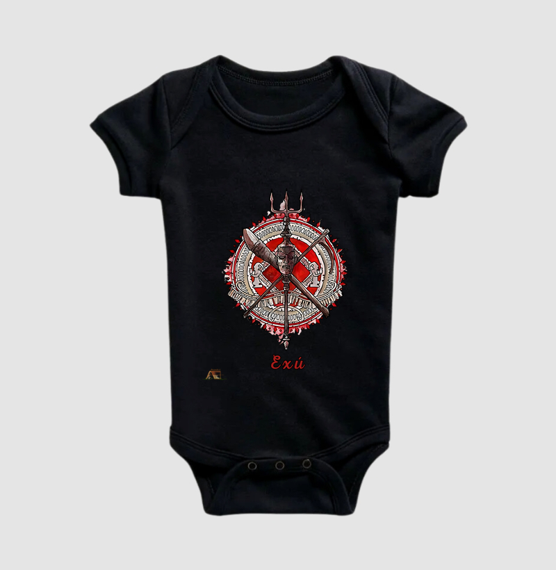 Camiseta Aruanda ê Armas de Exú Movimento e Proteção em 100% Algodão