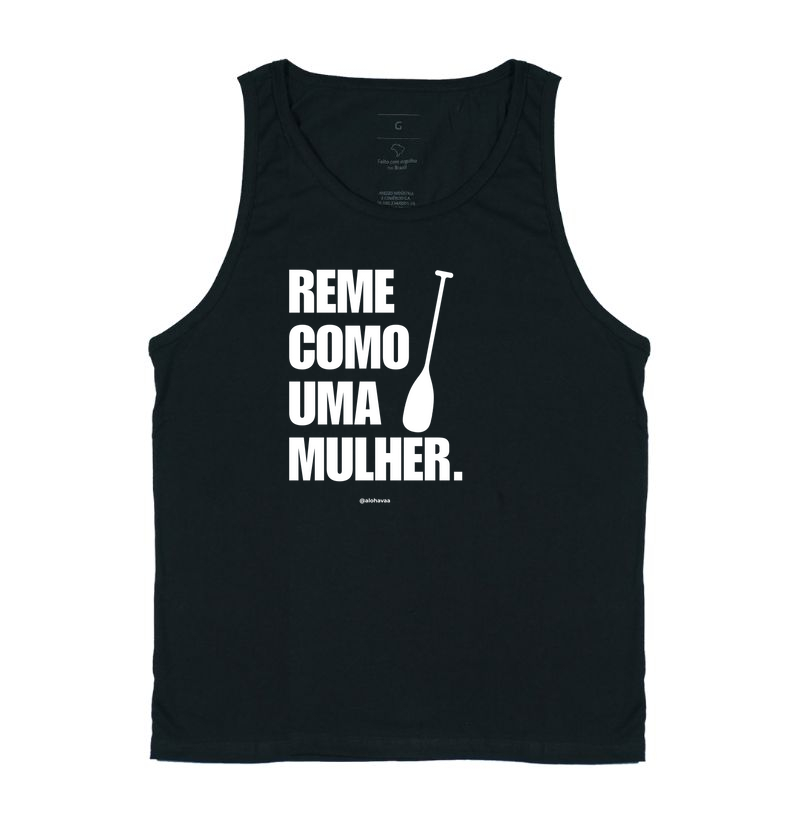 Reme como uma mulher.