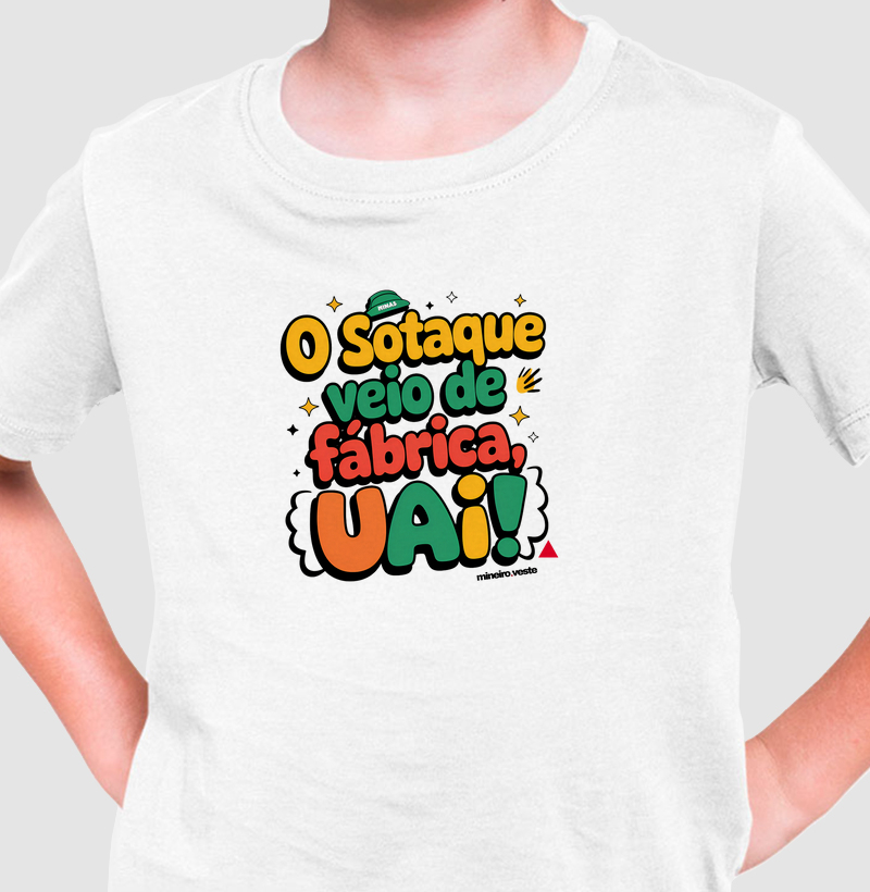 O sotaque veio de fábrica, uai!