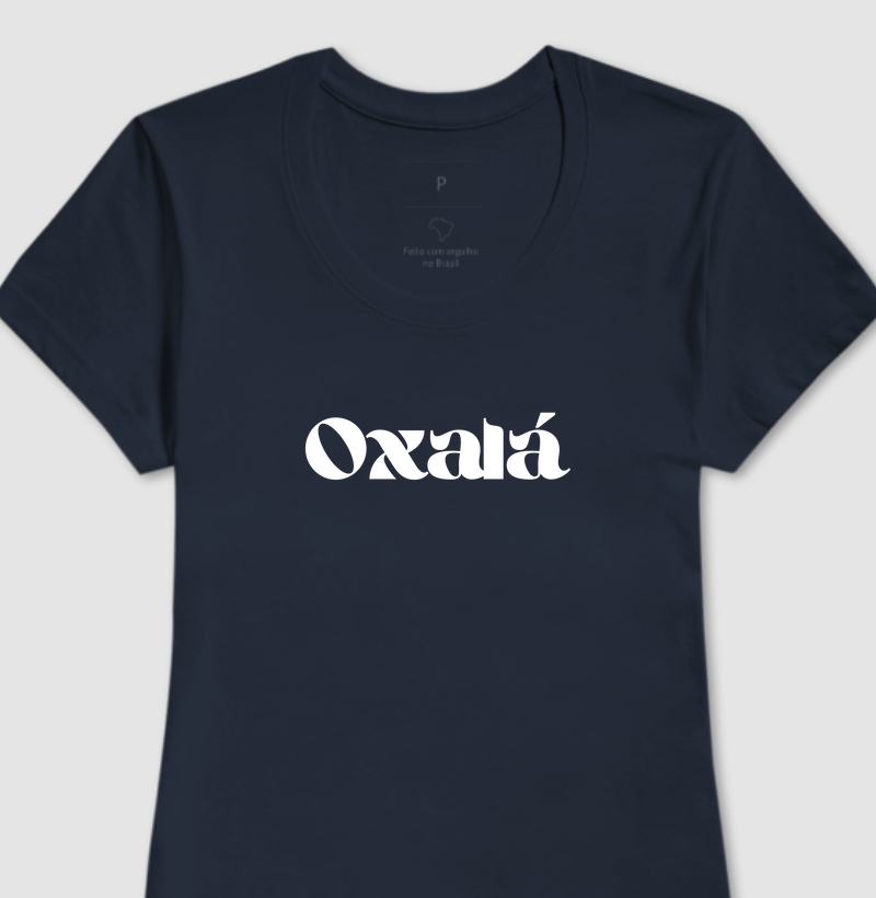 Camiseta Feminina de Algodão Oxalá - Harmonia e Estilo com o Orixá da Paz