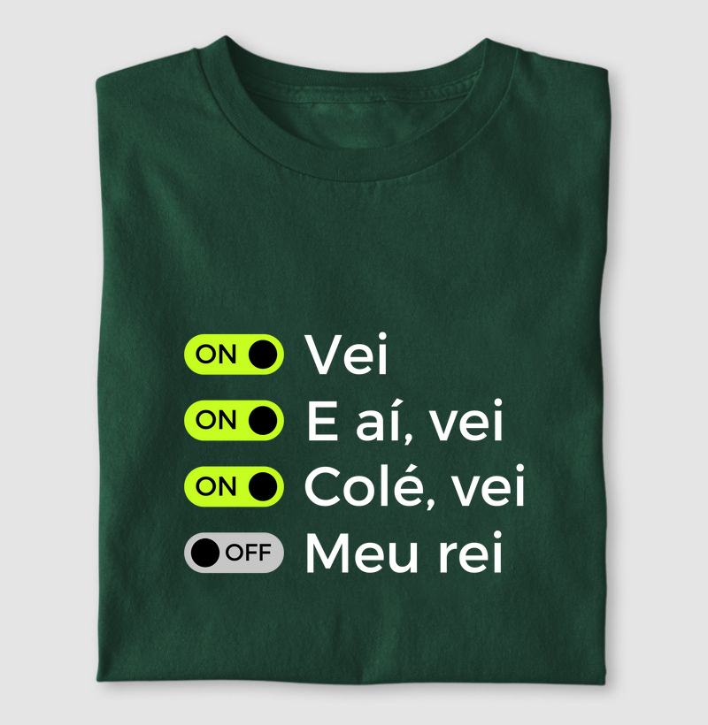 Camiseta Meu rei é o caraio!