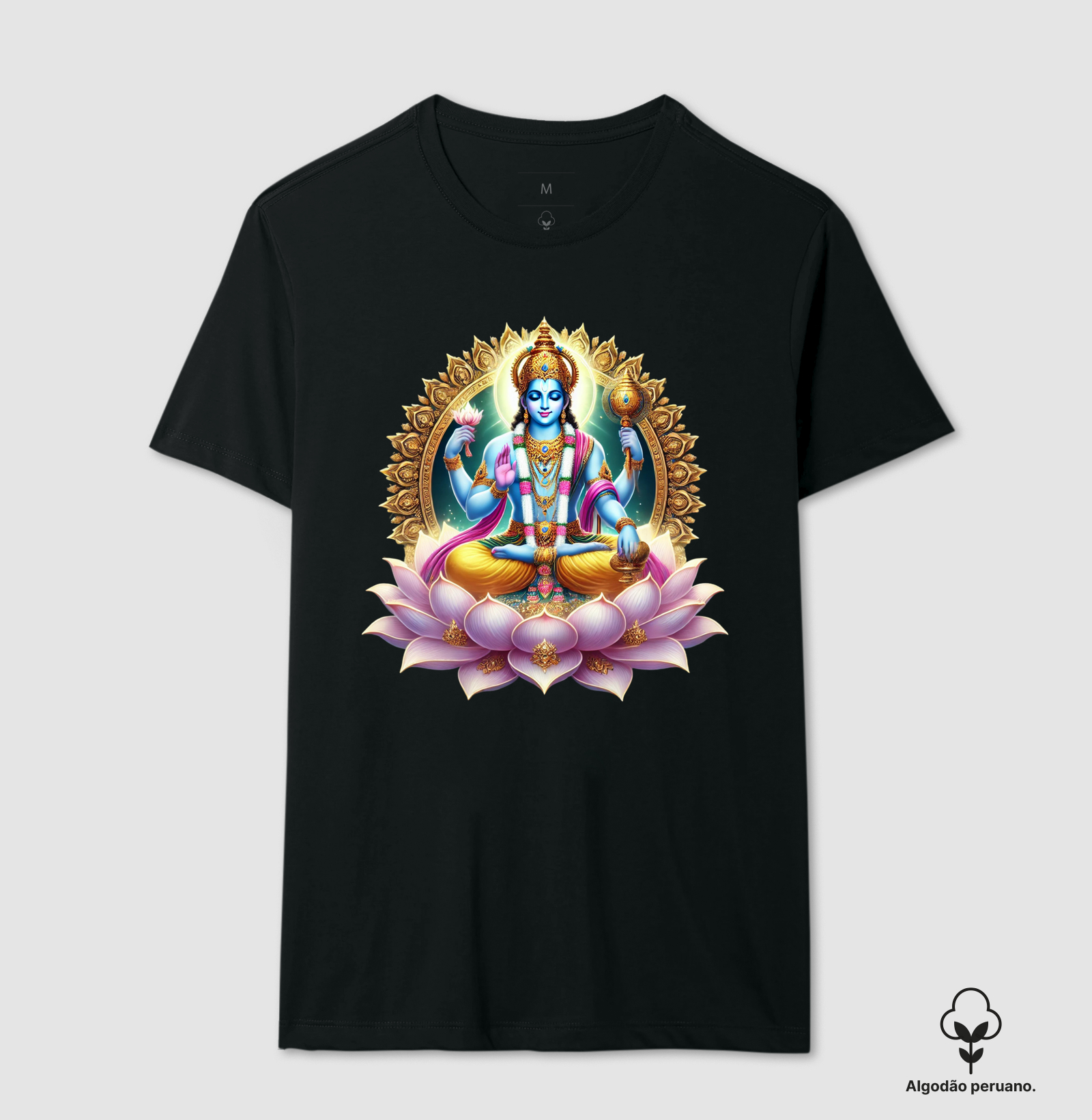 Senhor Vishnu e a Flor de Lotus