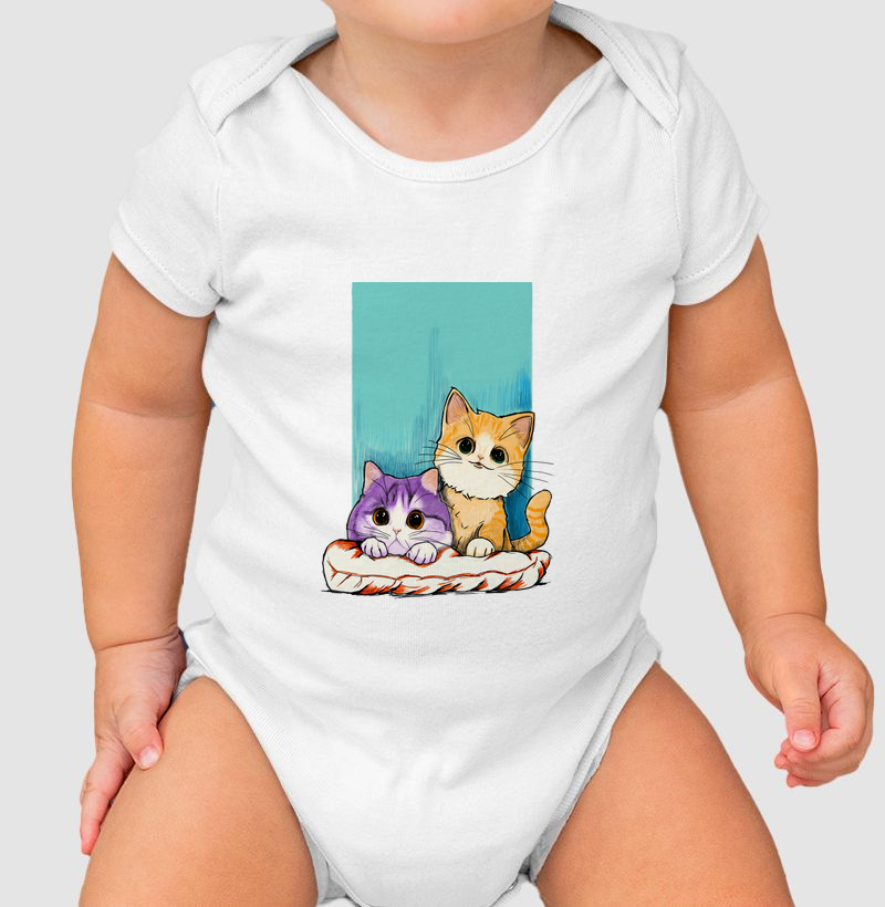 Body Infantil  Gatinhos