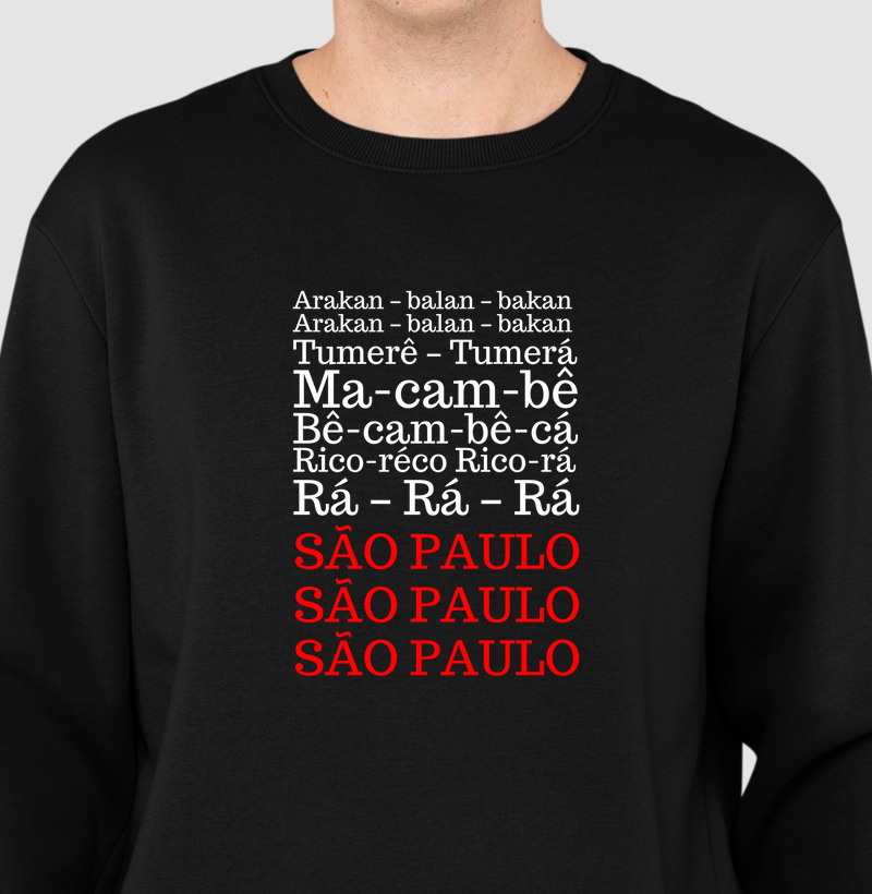 Moletom sueter SPFC Arakan
