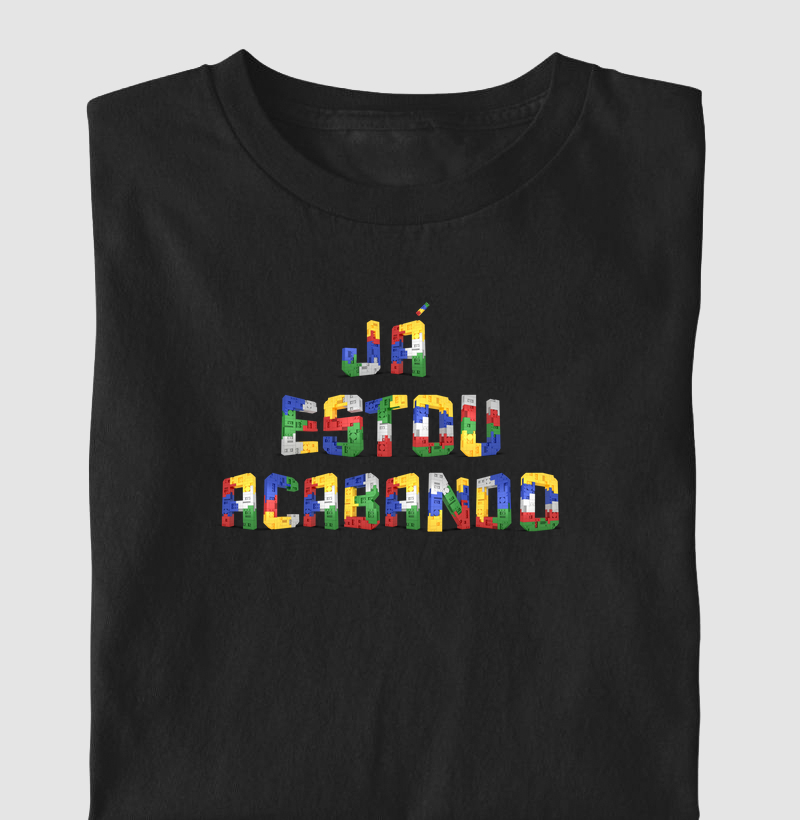 Já estou acabando - Camiseta Infantil