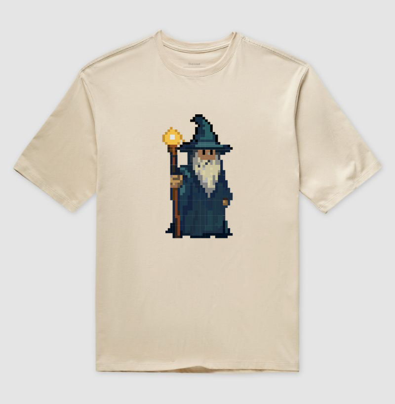 Arcane Pixel Wizard – Think Tee