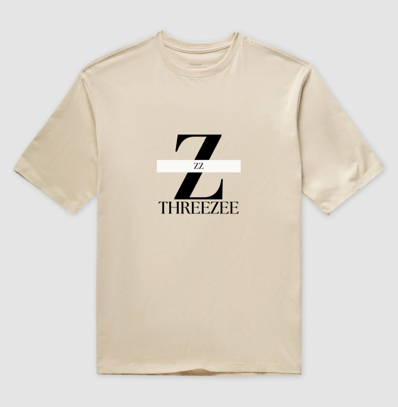 Camiseta Oversized ThreeZee / Areia