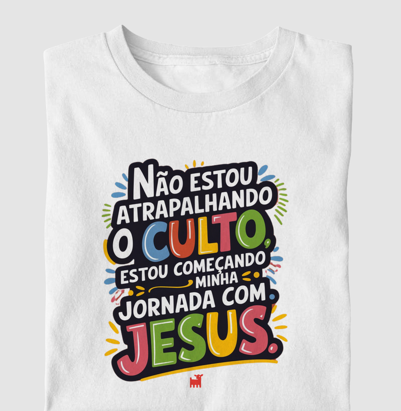 Não estou atrapalhando o culto, estou começando minha jornada com Jesus