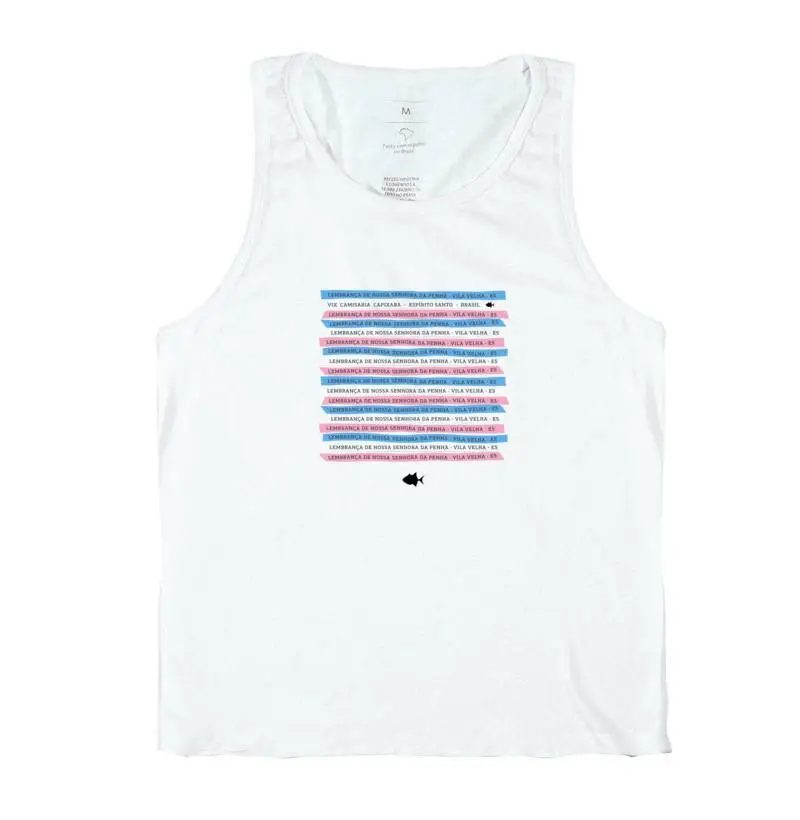 ES Nossa Senhora da Penha fitinhas azul e rosa - Regata - #27502