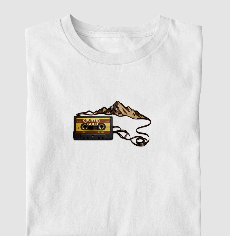Camiseta Country Gold – Classic Country Tape