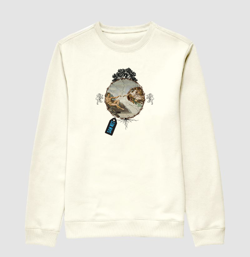 Suéter Moletom S★R  The Creation of Adam