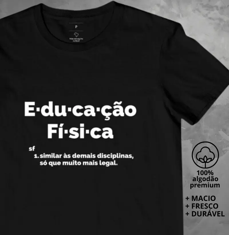 Camiseta Verbete Educação Física