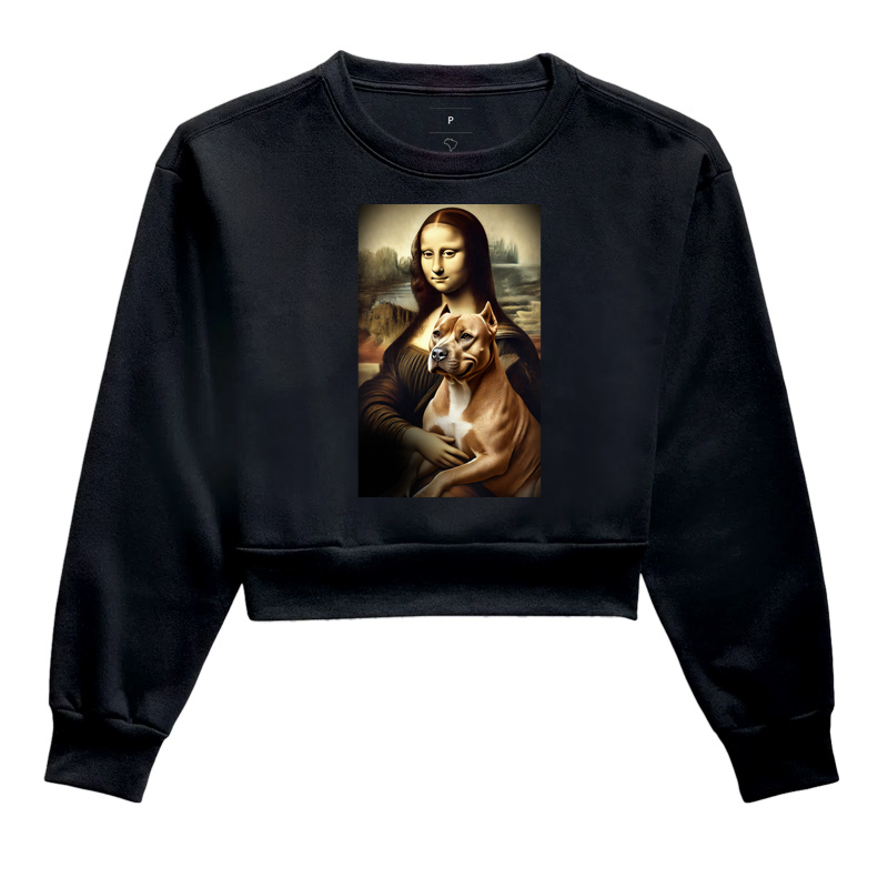 MONALISA COM PIT BULL