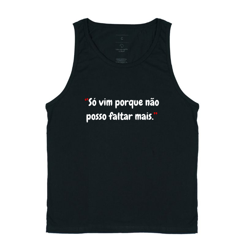 Só vim