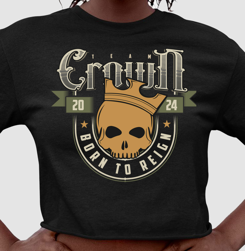 Team Crown Vintage Badge