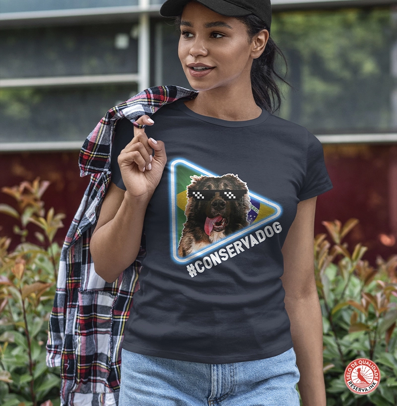 Baby Look e T Shirt Conservadog