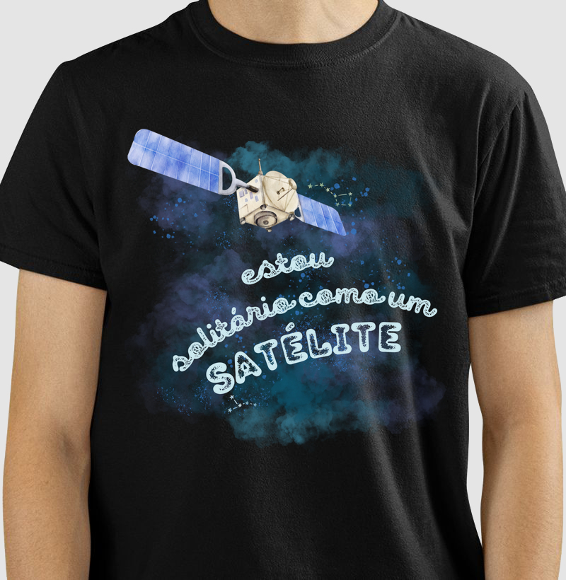 Solitario como um satélite