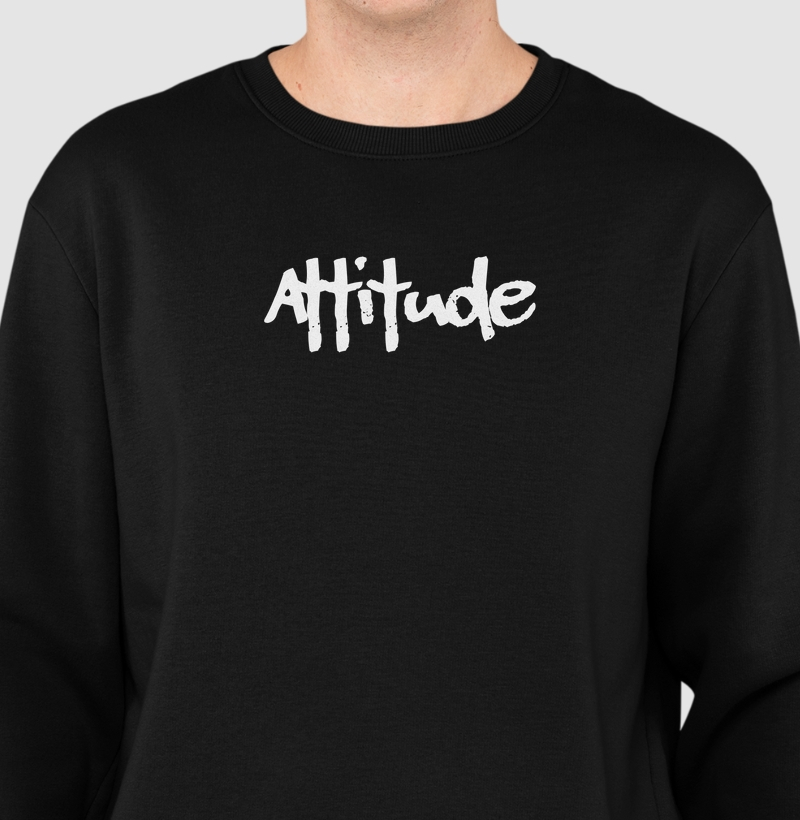 Atitude: Moletom Slim - Expresse Quem Você É