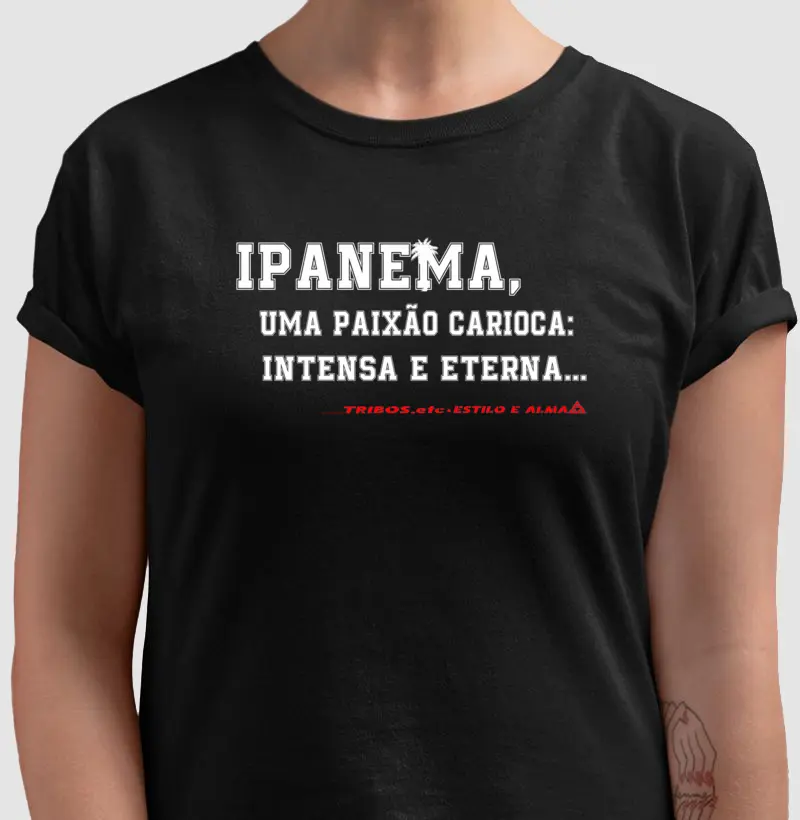 CAMISETA RESERVA.INK MASCULINA E FEMININA TRIBOS.etc MINIMALISTA IPANEMA, UMA PAIXÃO CARIOCA