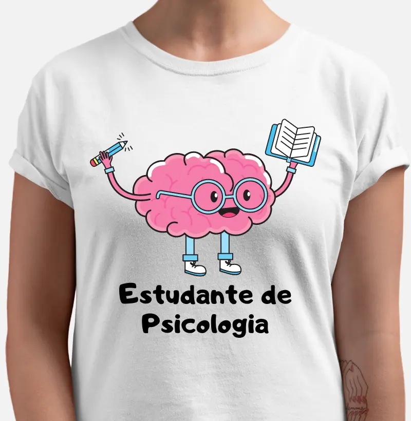 ESTUDANTE DE PSI COM CÉREBRO/ÓCULOS