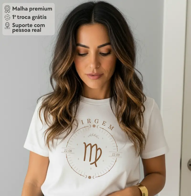 Camiseta Zodíaco Virgem