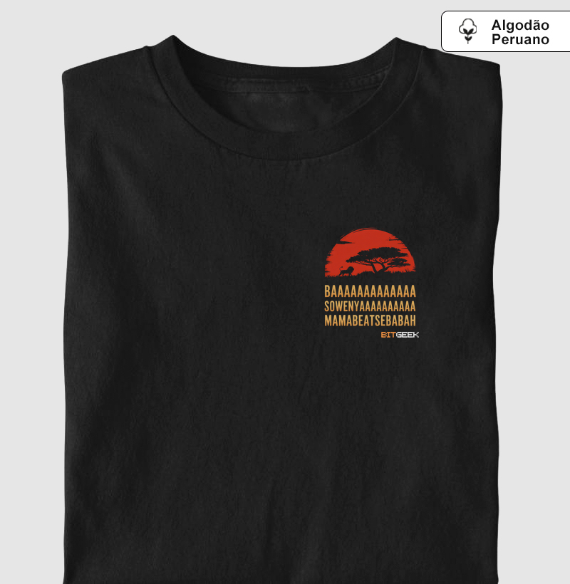 Camiseta Algodão Peruano Intro Épica