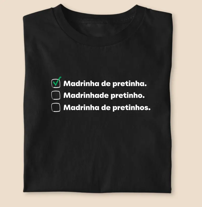 Madrinha de pretinha