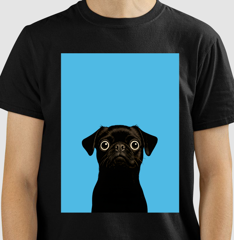 Pug em alerta
