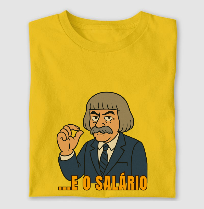 E o salário... 💸