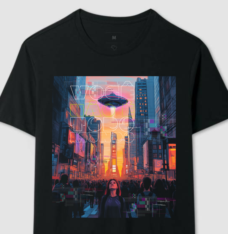 Você Não É Todo Mundo Camiseta Supernova Estampada
