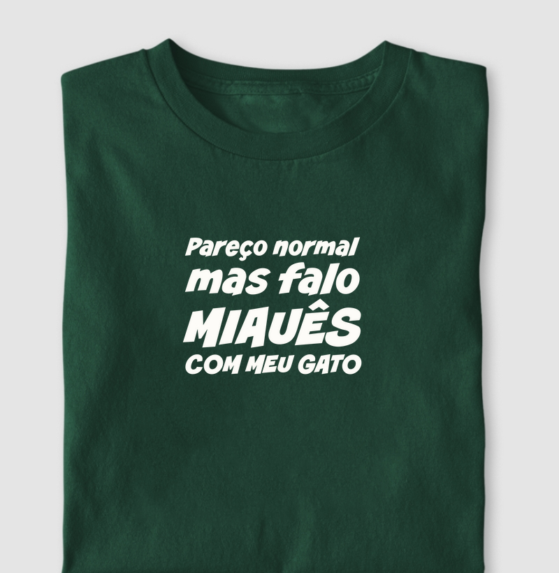 Pareço Normal, mas Falo em Miauês com meu Gato