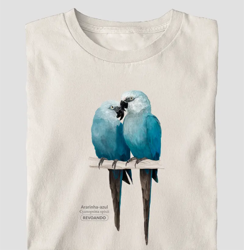 Inky Aves - Ararinha-azul - Oversized