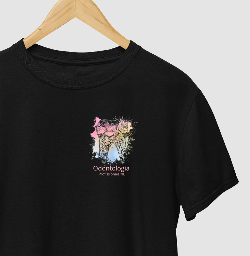 Camiseta Dentista Aquarela