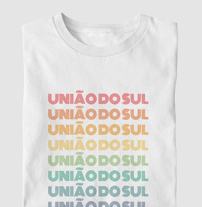 União do Sul Letreiro Retrô