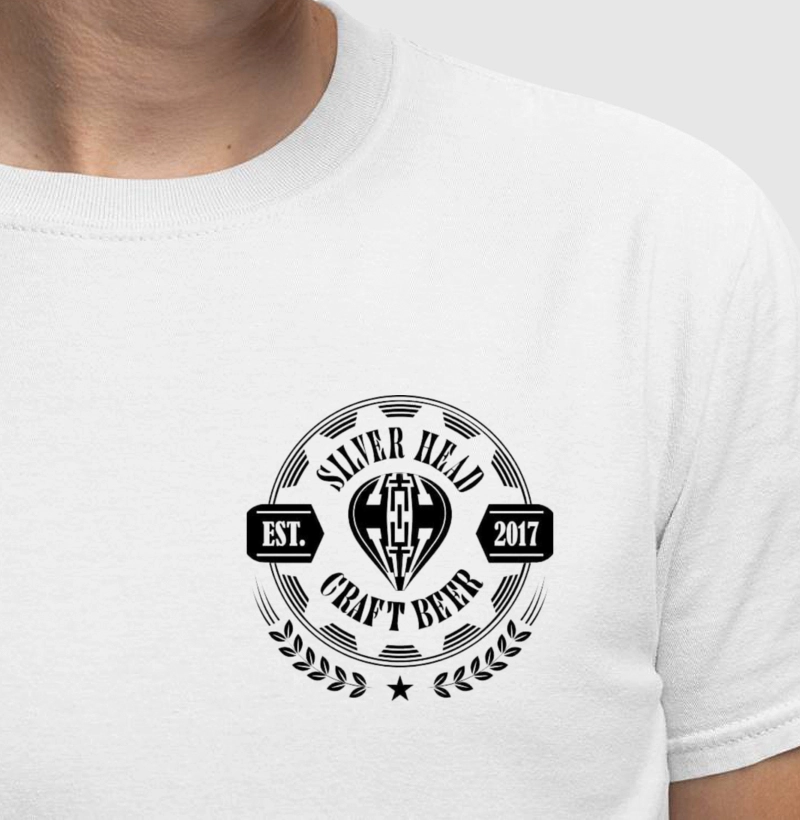 Camiseta logo Silver Head pequeno