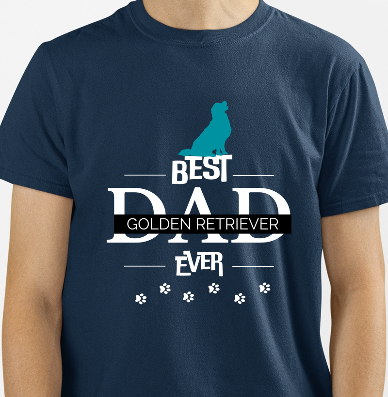 best golden retriever dad ever
