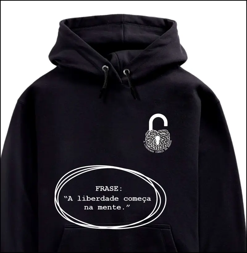 Moletom A liberdade começa na mente
